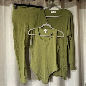 Minaa Monroe 3 Piece Lounge Set (Set of 3 Colors)